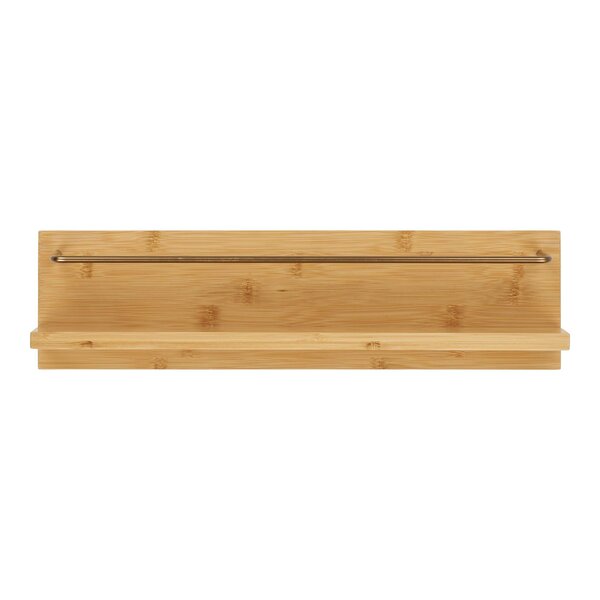 Etagère murale bambou naturel 45 x 10 x 12 cm
