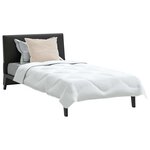 vidaXL Duvet d'été simple avec oreiller 2 Pièces Blanc Microfibre