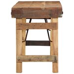 vidaXL Banc 110x35x46 cm en bois massif récupéré