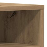 vidaXL Meuble TV chêne artisanal 150 x 30 x 44.5 cm Bois d'ingénierie