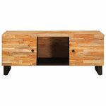 vidaXL Table basse Marron 100 x 54 x 40 cm Bois de mangue massif