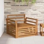 vidaXL 2 Pièce Canapé d’extérieur Naturel