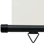 vidaXL Auvent latéral de balcon 165x250 cm Crème