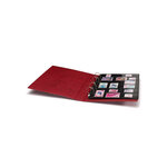 Reliure ouatinée Optima-F Easy Leuchtturm. Couleur - Rouge