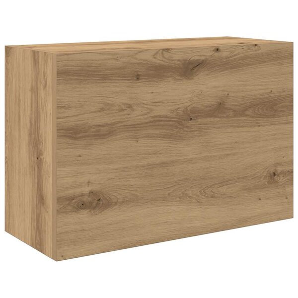 vidaXL Armoire murale de bain chêne artisanal bois d'ingénierie