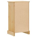 vidaXL Armoire de salle de bain Corona 45x33x80 cm bois de pin massif