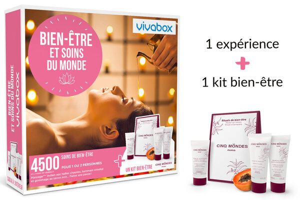 Coffret cadeau - VIVABOX - Bien-être & Soins du Monde