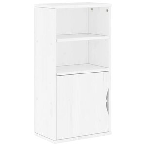 vidaXL Armoire latérale ODDA blanc 40x24x79 cm bois massif pin