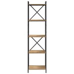vidaXL Étagère Chêne artisanal 40 x 30 x 155 cm Bois d'ingénierie
