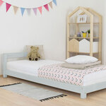 Lit enfant DREAMY 140 x 200 gris clair