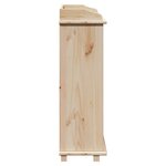 vidaXL Étagère à vin Marron 90 x 60 x 30 cm Bois de pin massif