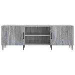 vidaXL Meuble TV Sonoma gris 150 x 31 x 50 cm Bois d'ingénierie