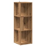 vidaXL Armoire d'angle chêne artisanal 33x33x100 cm bois d'ingénierie