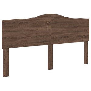 vidaXL Tête de lit Chêne brun 180 cm Bois d'ingénierie