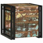 vidaXL Boîte de rangement 40 x 40 x 40 cm Bois d'Acacia Massif