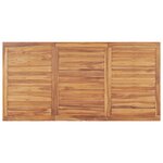 vidaXL Ensemble de salle à manger de jardin 9 pièces 180 x 90 cm en bois de teck massif