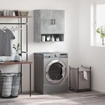 vidaXL Armoire murale gris béton 60x31x70 cm bois d'ingénierie