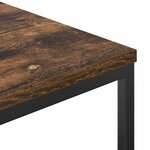 vidaXL Meuble de salle de bain avec étagères chêne fumé 76 5x35x95 cm