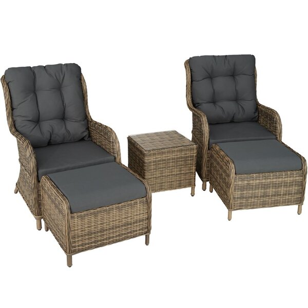 Salon de jardin marron naturel 2108049