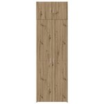 vidaXL Armoire de rangement 3 Pièces Chêne artisanal