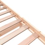vidaXL Cadre de lit sans matelas bois de pin massif