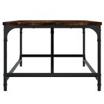 vidaXL Table basse Chêne fumé 100x50x35 cm Bois d'ingénierie
