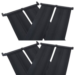vidaXL Panneaux solaires de chauffage de piscine 4 Pièces 80x310 cm