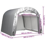 vidaXL Tente de réception pliable avec parois 3x6 m anthracite