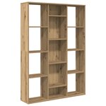 vidaXL Séparateur de pièce/Bibliothèque chêne artisanal 100x24x140 cm