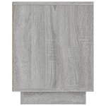 vidaXL Meuble TV sonoma gris 80x35x45 cm bois d'ingénierie