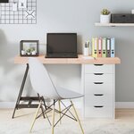 vidaXL Dessus de table 120x60x(2-6) cm bois de chêne massif non traité