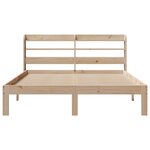 vidaXL Cadre de lit avec tête de lit sans matelas 150x200 cm