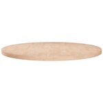 vidaXL Dessus de table rond Ø60x2 5 cm Bois de chêne massif non traité