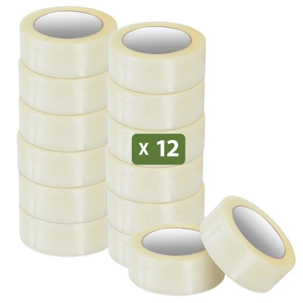 Rouleaux ruban adhésifs transparent 100 M