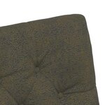 vidaXL Chaises de Salle à Manger avec Roues 2 Pièces Vert armée