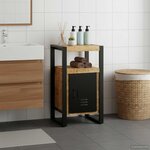 vidaXL Meuble de Salle de Bain Marron Bois de manguier massif