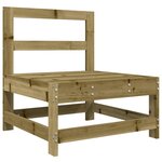 vidaXL Salon de jardin 10 Pièces bois de pin imprégné