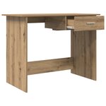 vidaXL Bureau chêne artisanal 100 x 50 x 76 cm Bois d'ingénierie