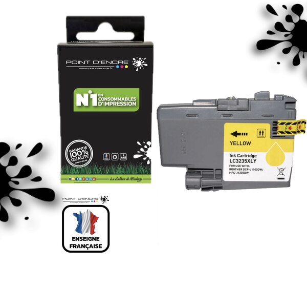 LC3235XL/LC3233 - JAUNE - Grande capacité