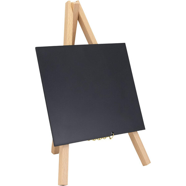 ARDOISE DE TABLE ET CHEVALET - 24 X 15 CM - SECURIT