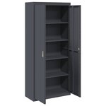 vidaXL Armoire de rangement 2 Pièces Anthracite 90 x 40 x 200 cm Acier