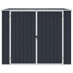vidaXL Abri de jardin Anthracite 195x198x159 cm Acier galvanisé