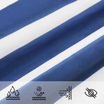 vidaXL Voile d'ombre 2 x 2 m 100   polyester Oxford Carré