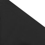 vidaXL Lit de repos d'extérieur avec auvent Noir
