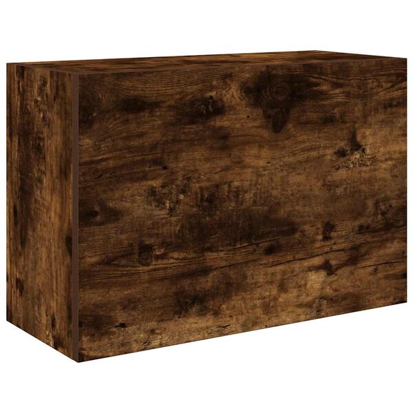 vidaXL Armoire murale de bain chêne fumé 60x25x40 cm bois d'ingénierie