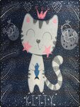 Tapis pour chambre Enfant 120 x 160 cm - Bleu