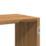 vidaXL Étagère murale chêne artisanal 100x25x50 cm bois d'ingénierie
