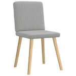 vidaXL Chaises à manger lot de 4 gris nuage tissu