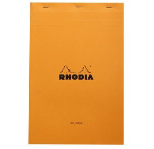 Bloc ORANGE N°19 21x31,8cm 80F agrafées 80g uni RHODIA