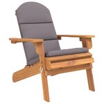 vidaXL Ensemble de salon de jardin Adirondack 5 Pièces bois acacia solide